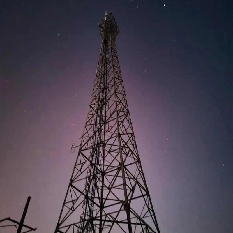 Телекоммуникационная башня из оцинкованной угловой стали