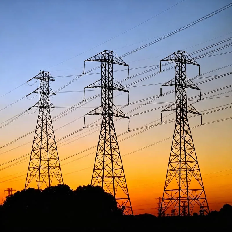 Galvanized Angle Steel Power Transmission Tower